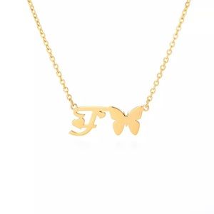 INITIAL LETTER “F” NECKLACE